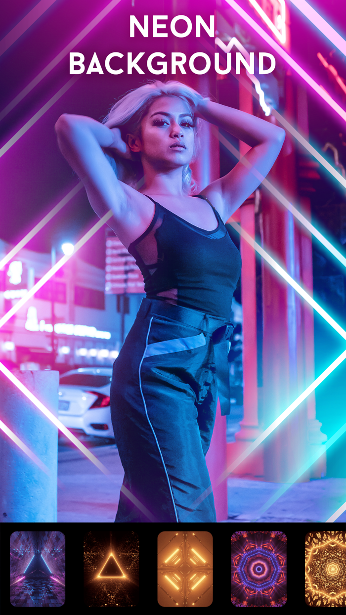 Drip Art and Neon Photo Editor