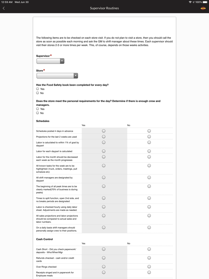 Nichols Management App