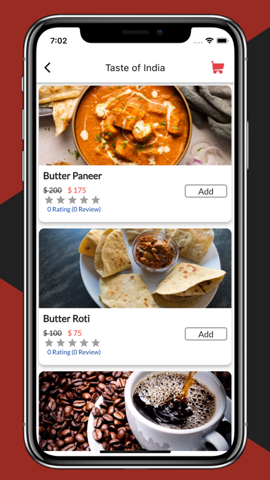 mRestaurant Screenshot