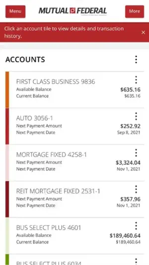 Mutual Federal Digital Banking screenshot 2