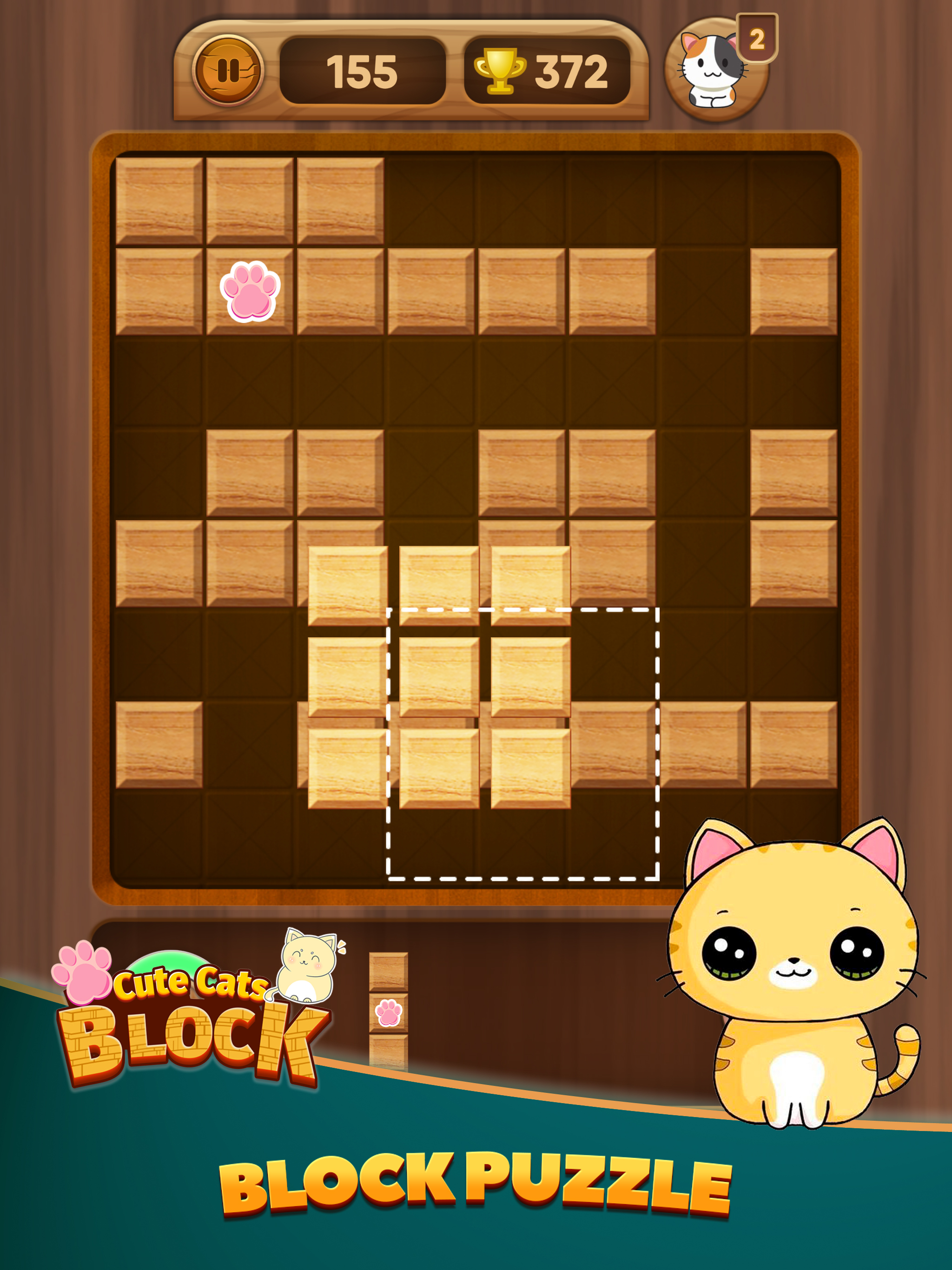 Block Puzzle: Cute Cats screenshot 6