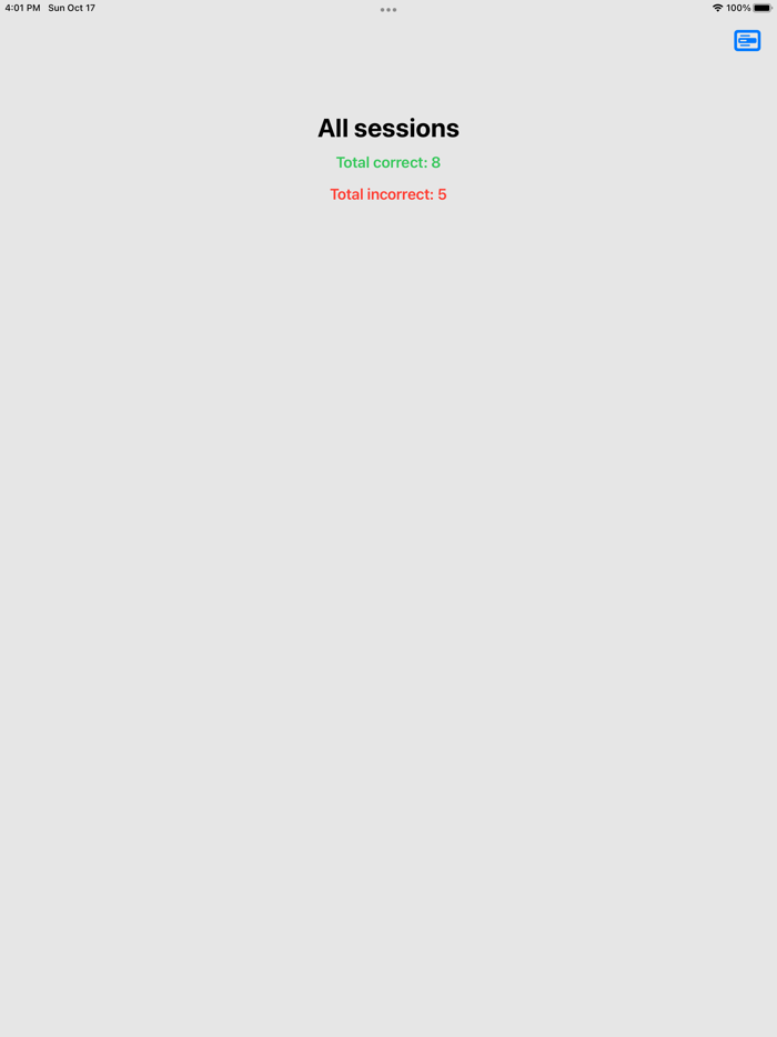 Simple Tables 0-12 Flashcards