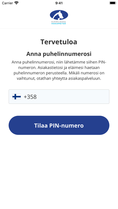 Eläinklinikka Hakametsa Screenshot