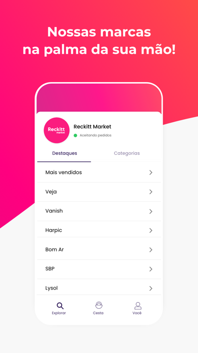 Reckitt Market Screenshot