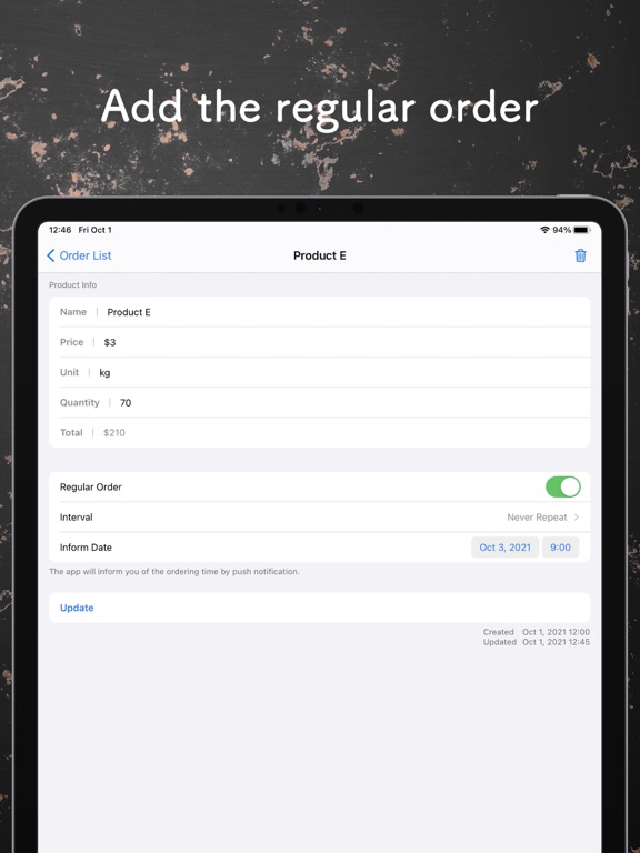 Screenshot #4 pour Order List - works with Mail