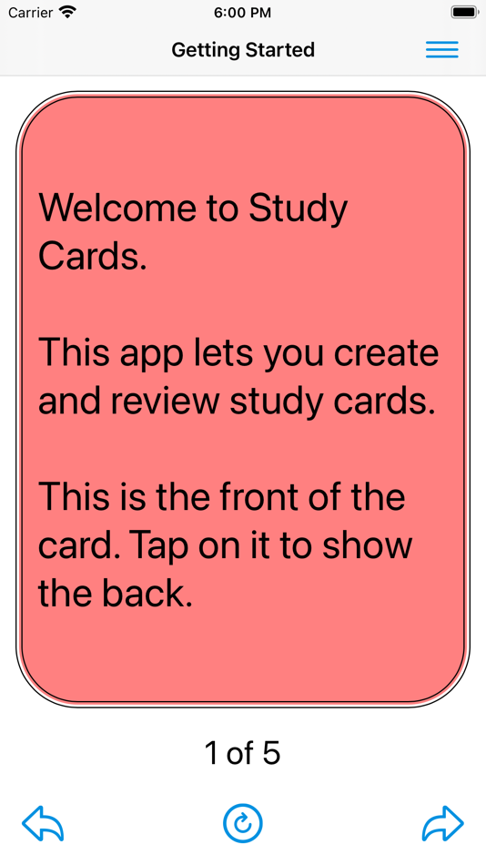 #1. Study Cards App (iOS) Podle: PawEng, LLC