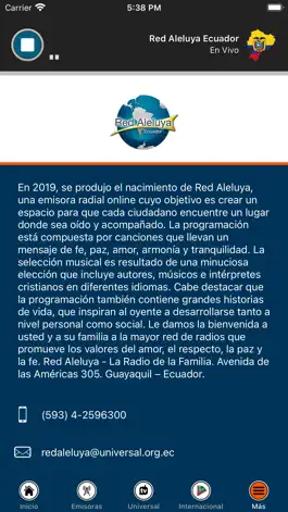 Game screenshot Red Aleluya Ecuador apk