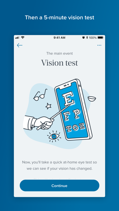 Virtual Vision Test Screenshot