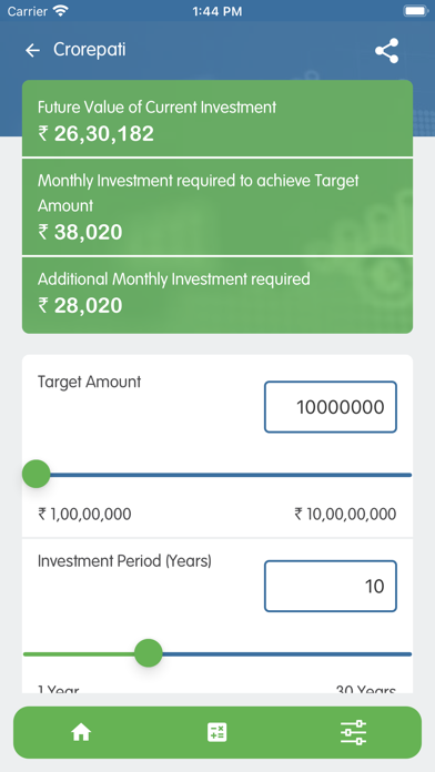 VCare Investment Screenshot
