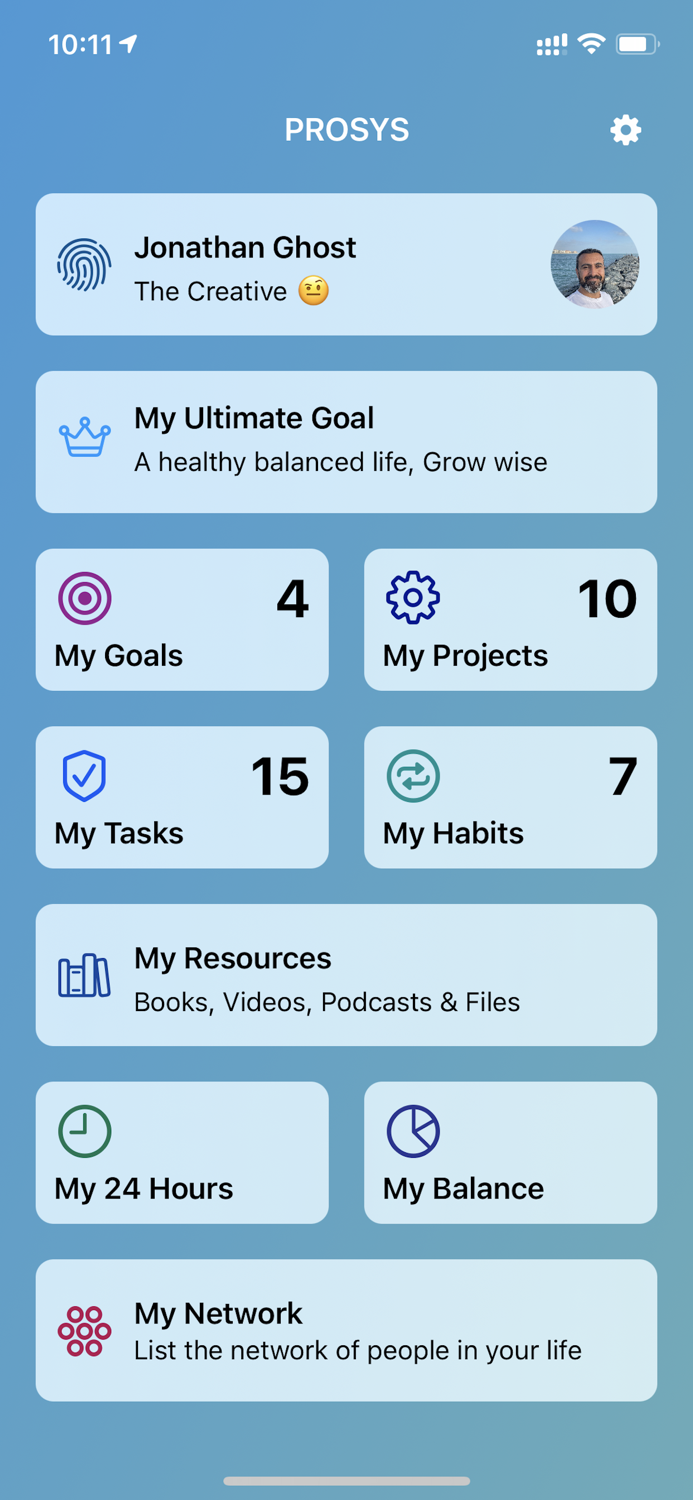 PROSYS - Life Management Tool