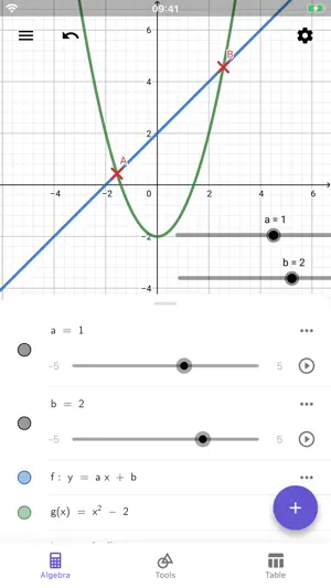 GeoGebra Graphing Calculator screenshot 1