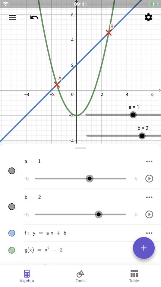 GeoGebra Graphing Calculator - 5.2.836 - (iOS)