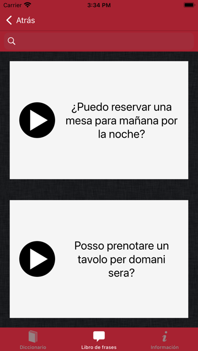 Accio: Spanish-Italian Screenshot