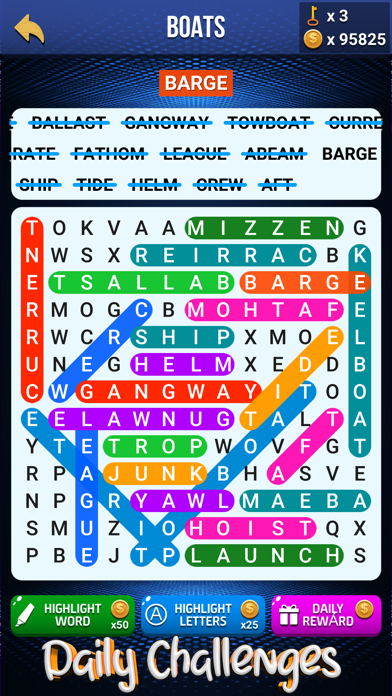 Wow Search: Classic Words Game Screenshot