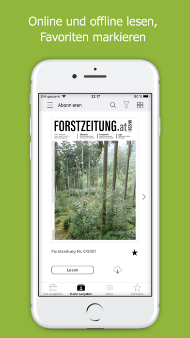 Forstzeitung Screenshot