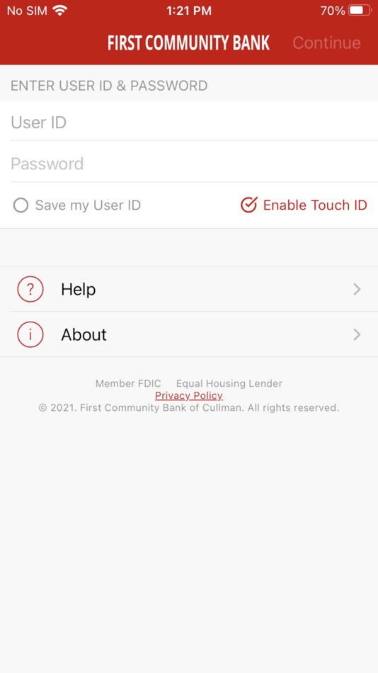 #1. FCB Cullman Mobile (iOS) 由: First Community Bank of Cullman
