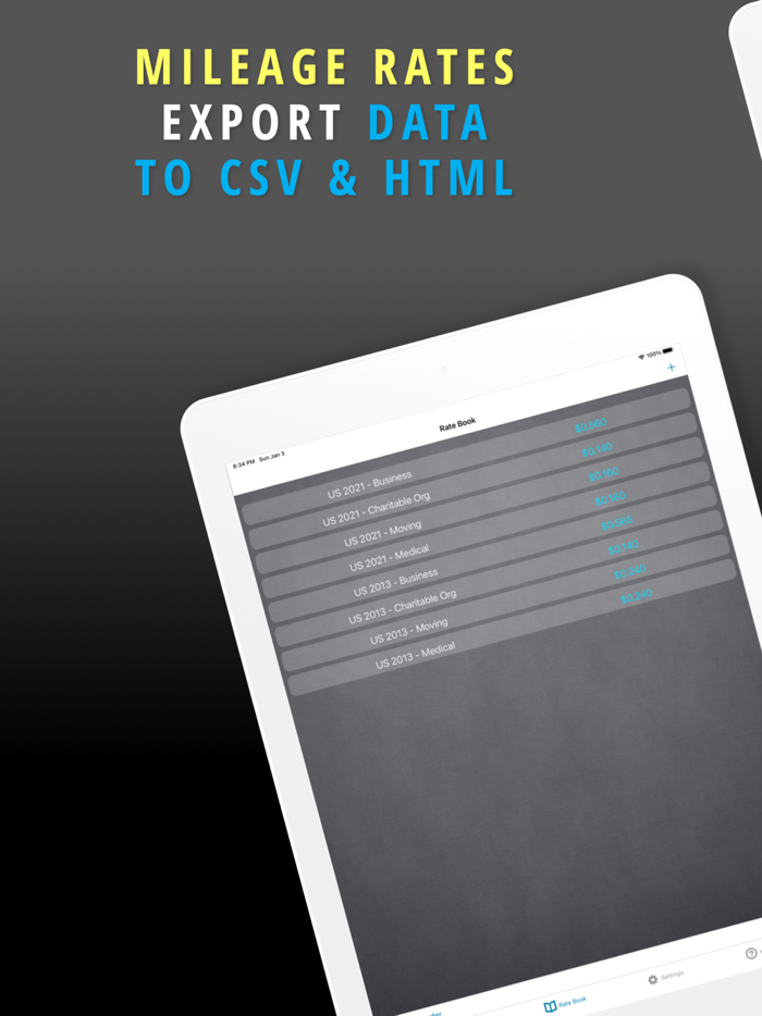 Mileage Expense Log and Tracker