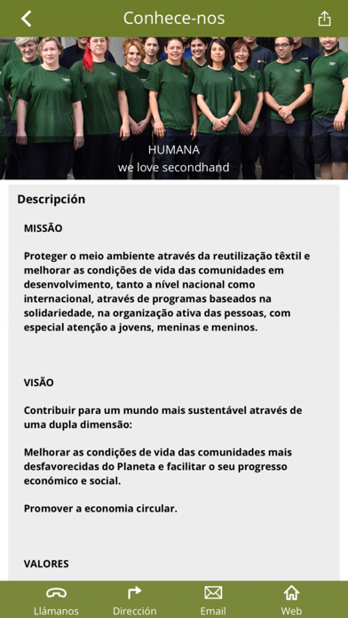 Humana Portugal Screenshot