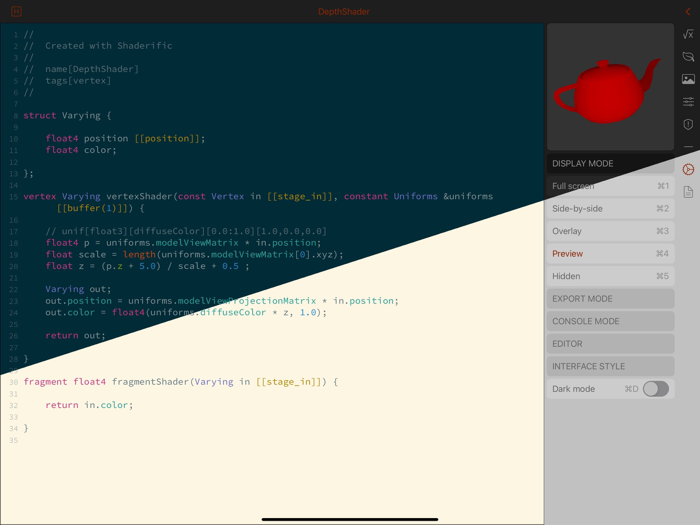 Shaderific for Metal