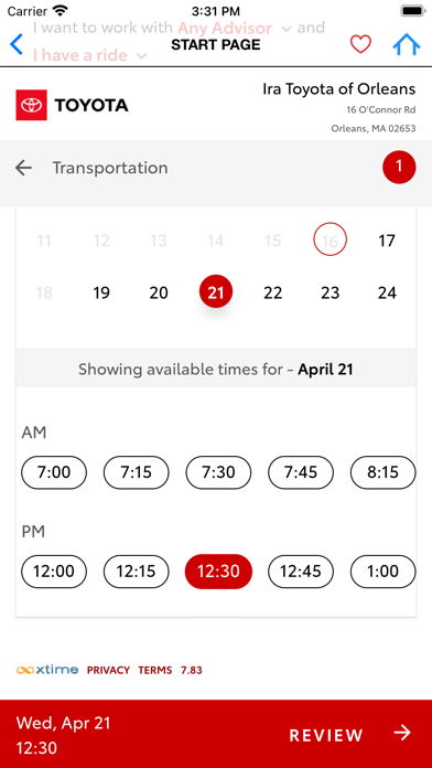 Ira Toyota of Hyannis Screenshot