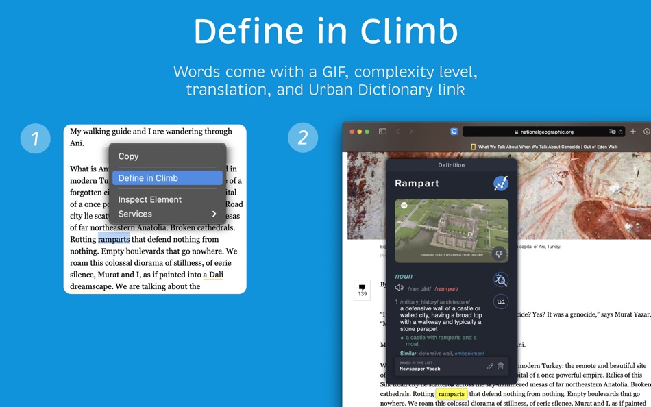 Climb – Define Words - 1.1.5 - (macOS)