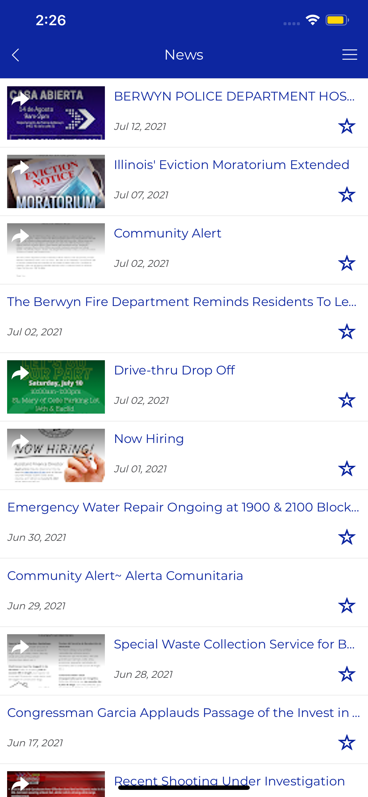 City of Berwyn screenshot 3
