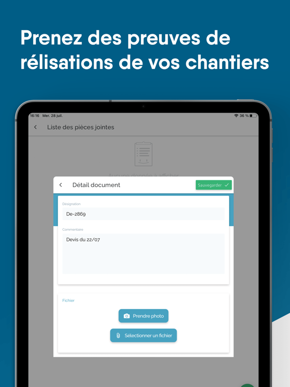 Screenshot #5 pour Axiobat - Gestion chantier BTP