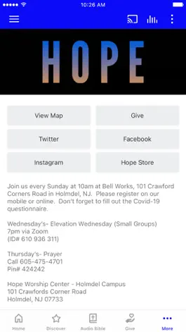 Game screenshot Hope Worship Center NJ hack