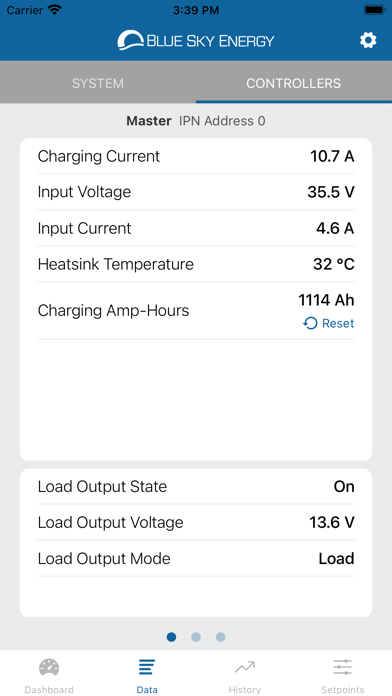Blue Sky Energy: BT Connect Screenshot