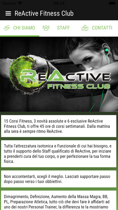 ReActive Fitness Club Screenshot