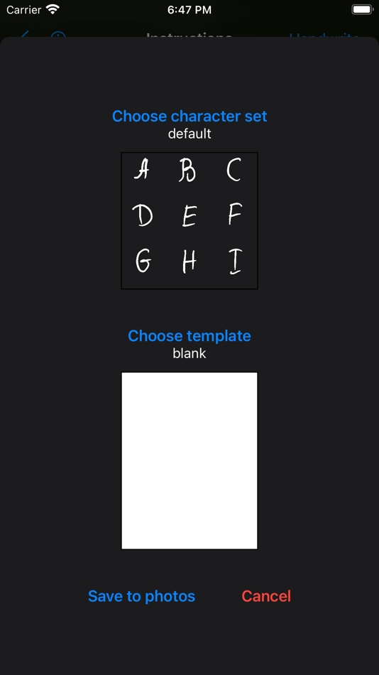 #7. Text2Handwriting (iOS) By: David Long