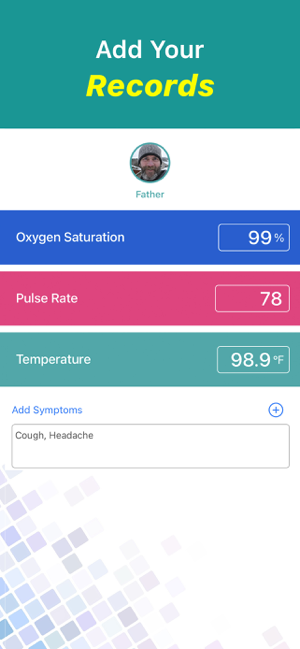 ‎Blood Oxygen & Temperature App Capture d'écran