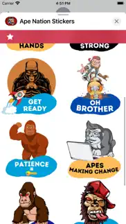 ape nation stickers iphone screenshot 2