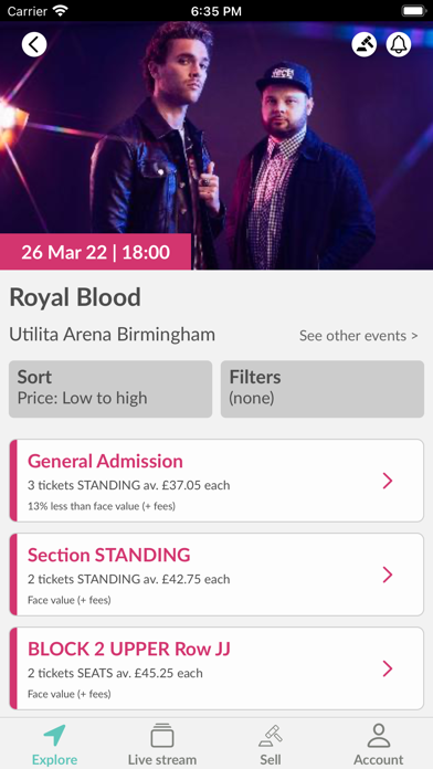 How to cancel & delete Twickets from iphone & ipad 3
