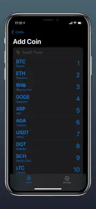 CoinWidget - Bitcoin and more screenshot #5 for iPhone