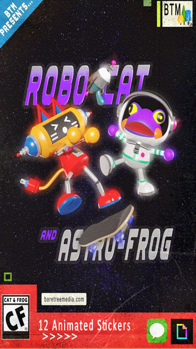 Robo-Cat and Astro-Frog Screenshot 1 - AppWisp.com Robo-Cat and Astro-Frog Screenshot 1 - AppWisp.com