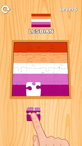 Game screenshot Flag Puzzle 3D - LGBT Jigsaw apk