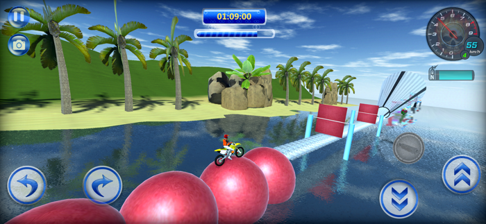Wipeout Bike Stunts 3D