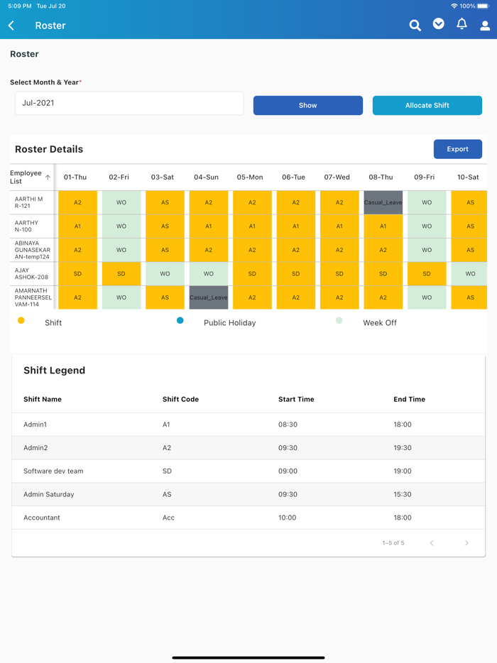HRBluSky User Portal