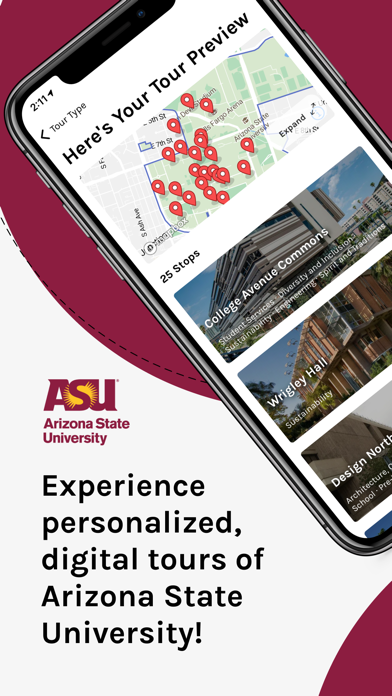 ASU Visits Screenshot