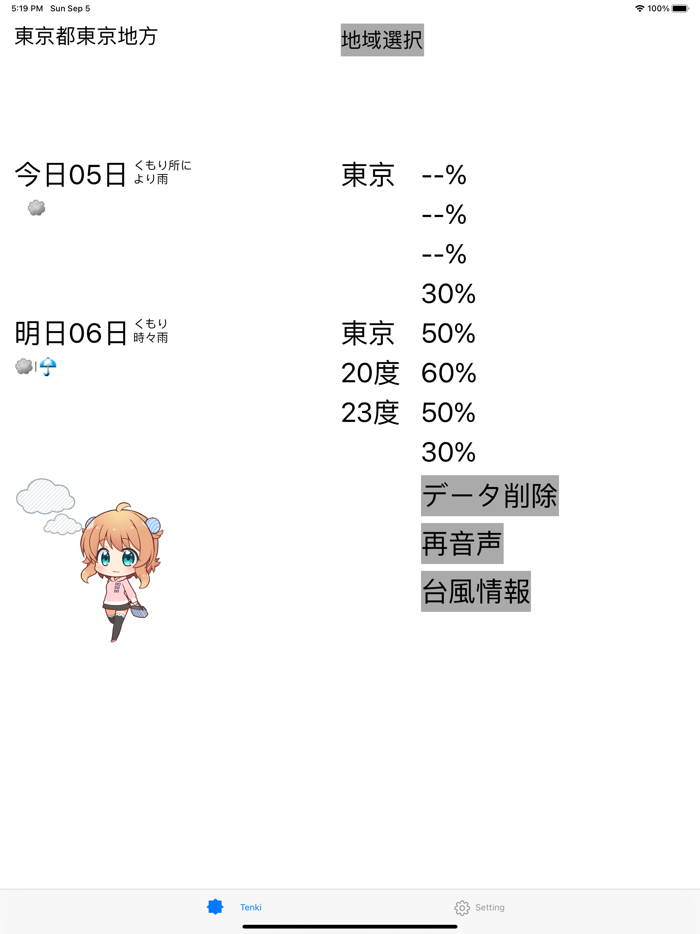 爆速お天気娘【天気予報】