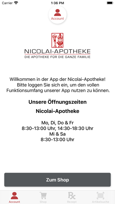 Nicolai-Apotheke Screenshot