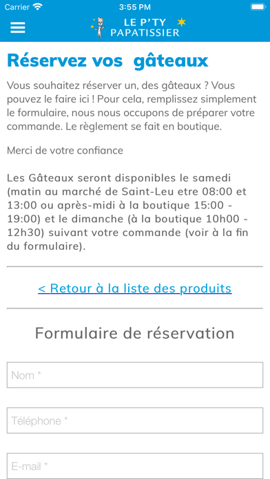 Le P'ty Papatissier Screenshot