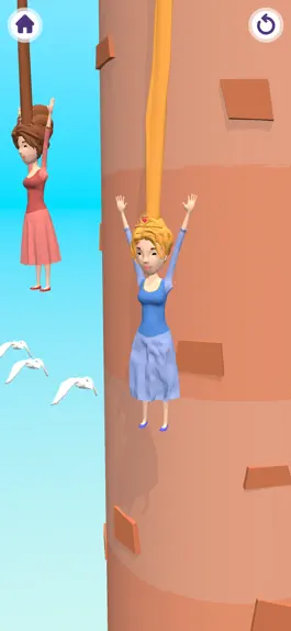 Game screenshot Rapunzel Fall apk