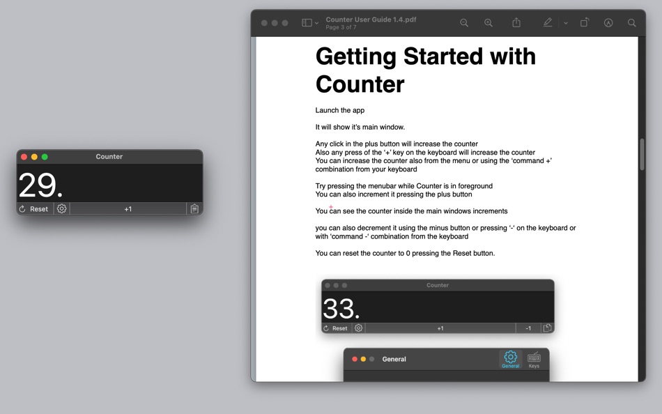 #9. Counter 1 (macOS) By: Roberto Panetta