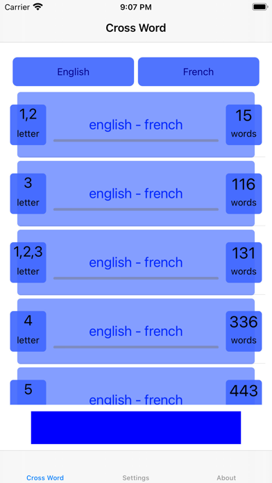 CrossWord English to Anything Screenshot