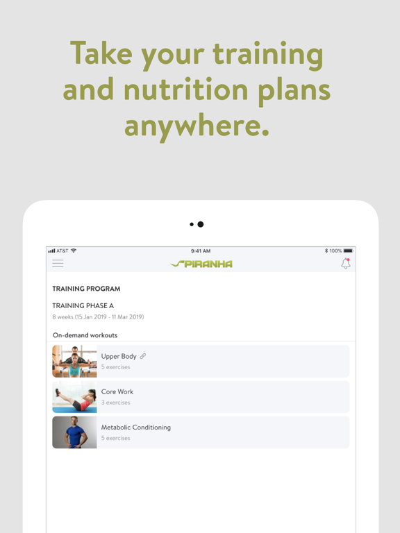 Screenshot #5 pour Piranha Fitness TRACK