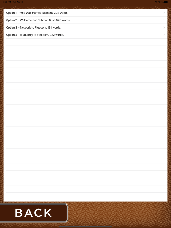 Screenshot #6 pour Harriet Tubman AD