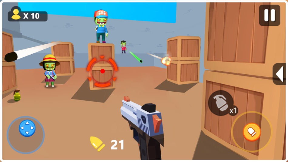 #2. Zombie Terminator 3D (iOS) Bởi: 玉玲 李
