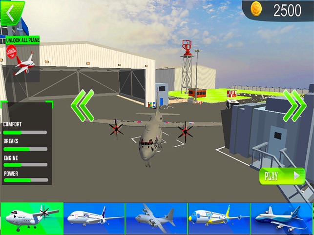 Airplane Flight 3D Simulator - free online game